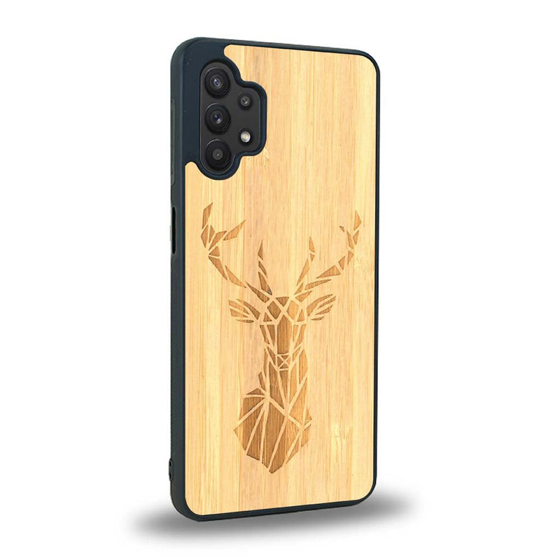 Coque Samsung A32 5G - Le Cerf - Coque en bois