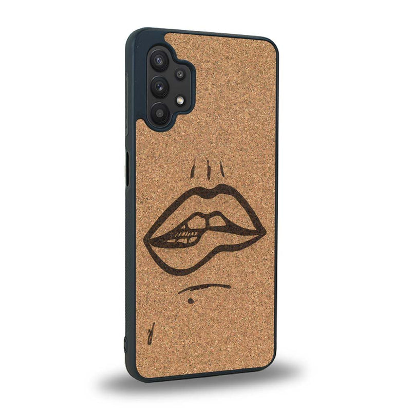 Coque Samsung A32 5G - The Kiss - Coque en bois