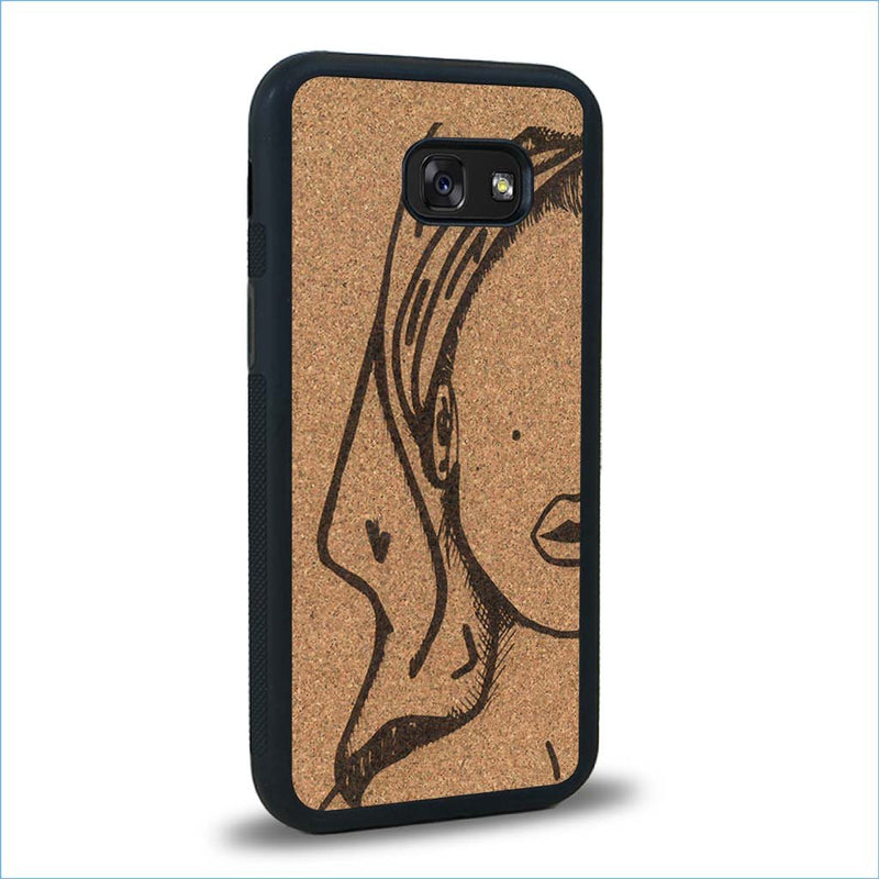 Coque Samsung A5 - Au féminin - Coque en bois