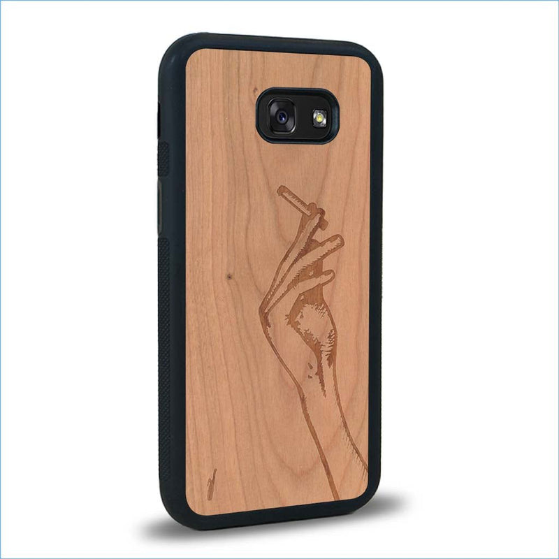 Coque Samsung A5 - La Garçonne - Coque en bois