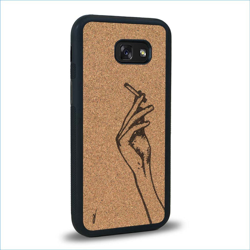 Coque Samsung A5 - La Garçonne - Coque en bois