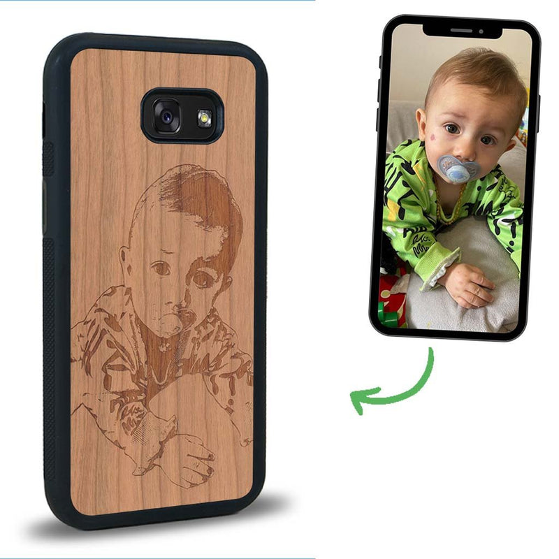 Coque Samsung A5 - La Personnalisable - Coque en bois