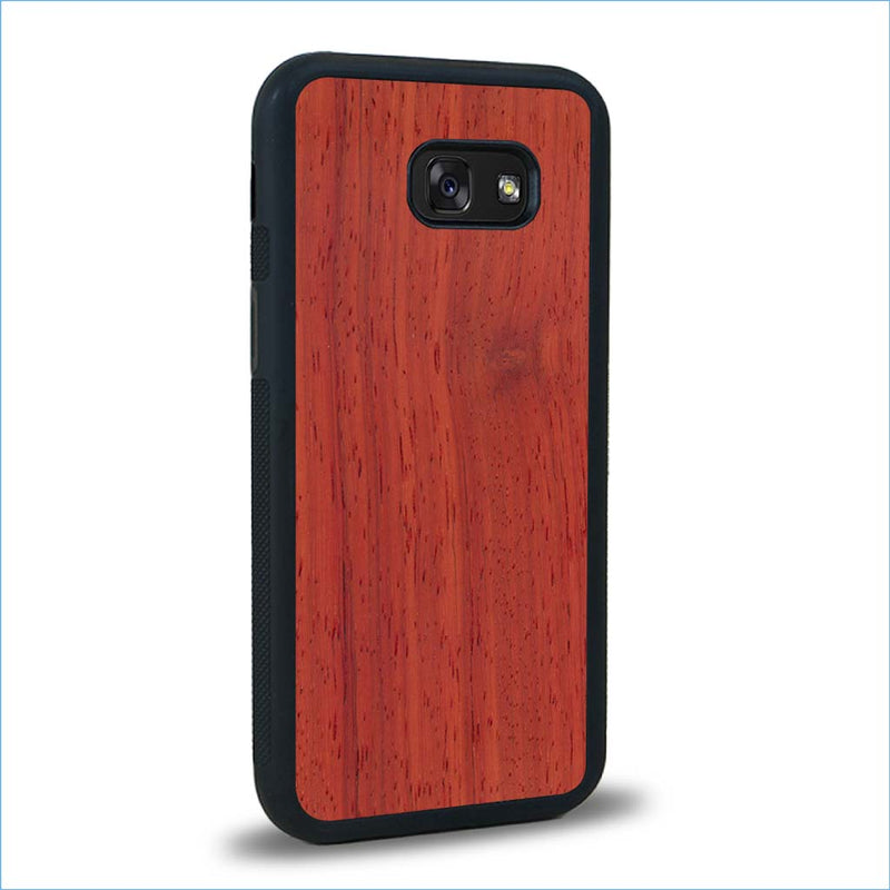 Coque de protection en bois véritable fabriquée en France pour Samsung A5 sans gravure avec un design minimaliste et moderne