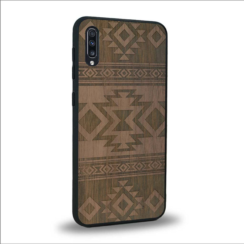 Coque Samsung A50 - L'Aztec - Coque en bois