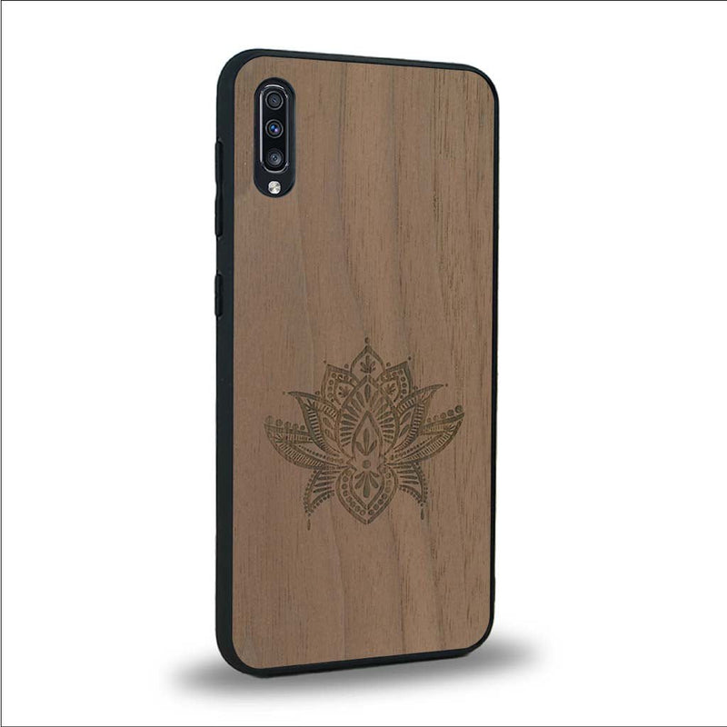 Coque Samsung A50 - Le Lotus - Coque en bois