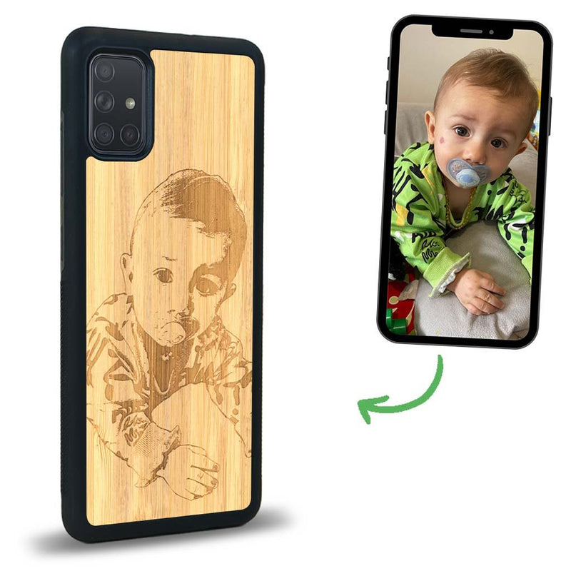 Coque Samsung A51 - La Personnalisable - Coque en bois