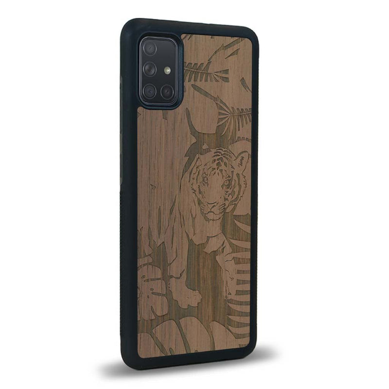 Coque Samsung A51 - Le Tigre - Coque en bois