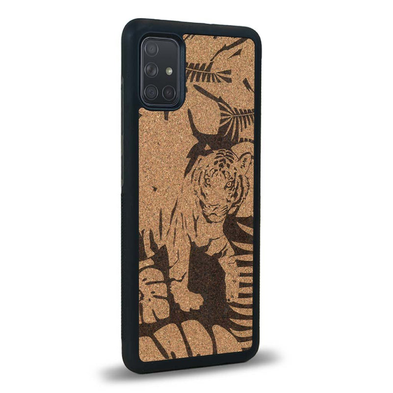 Coque Samsung A51 - Le Tigre - Coque en bois