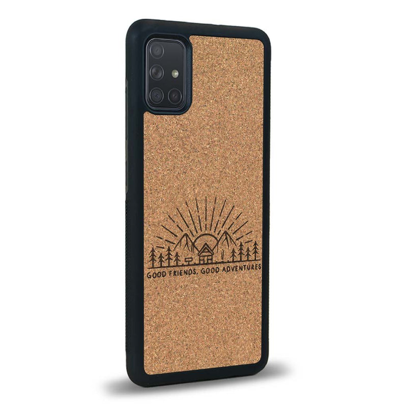 Coque Samsung A51 - Sunset Lovers - Coque en bois