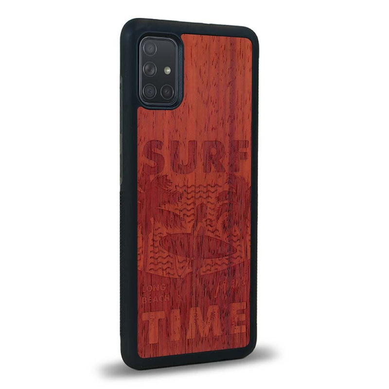 Coque Samsung A51 - Surf Time - Coque en bois