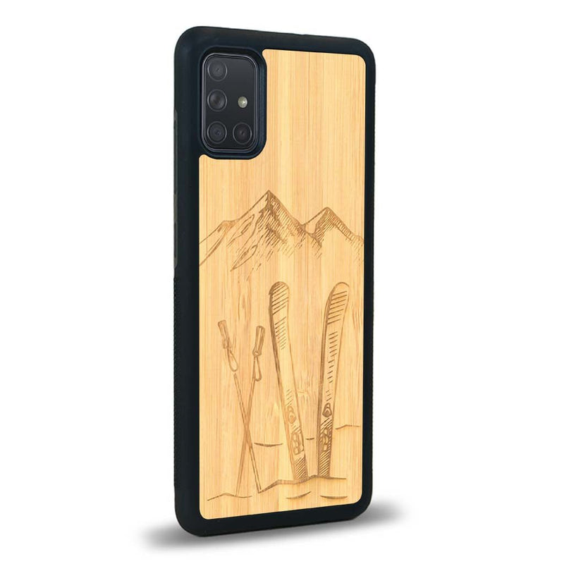 Coque Samsung A51 - Winter Holidays - Coque en bois