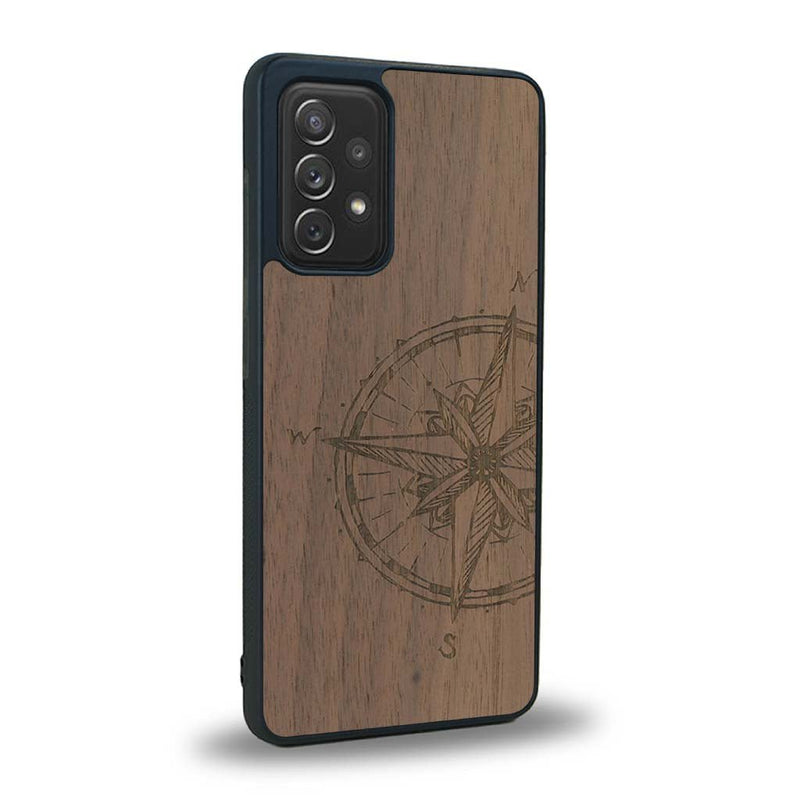 Coque Samsung A52 - La Rose des Vents - Coque en bois