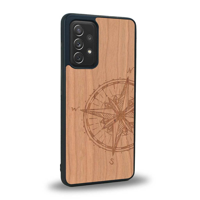 Coque Samsung A52 - La Rose des Vents - Coque en bois