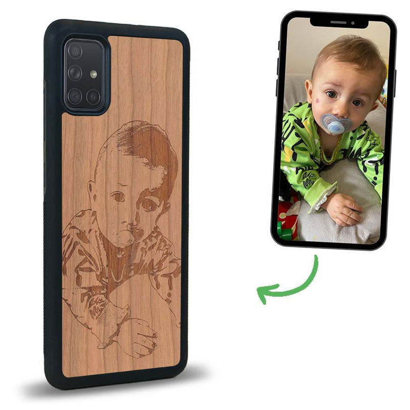 Coque Samsung A71 - La Personnalisable - Coque en bois