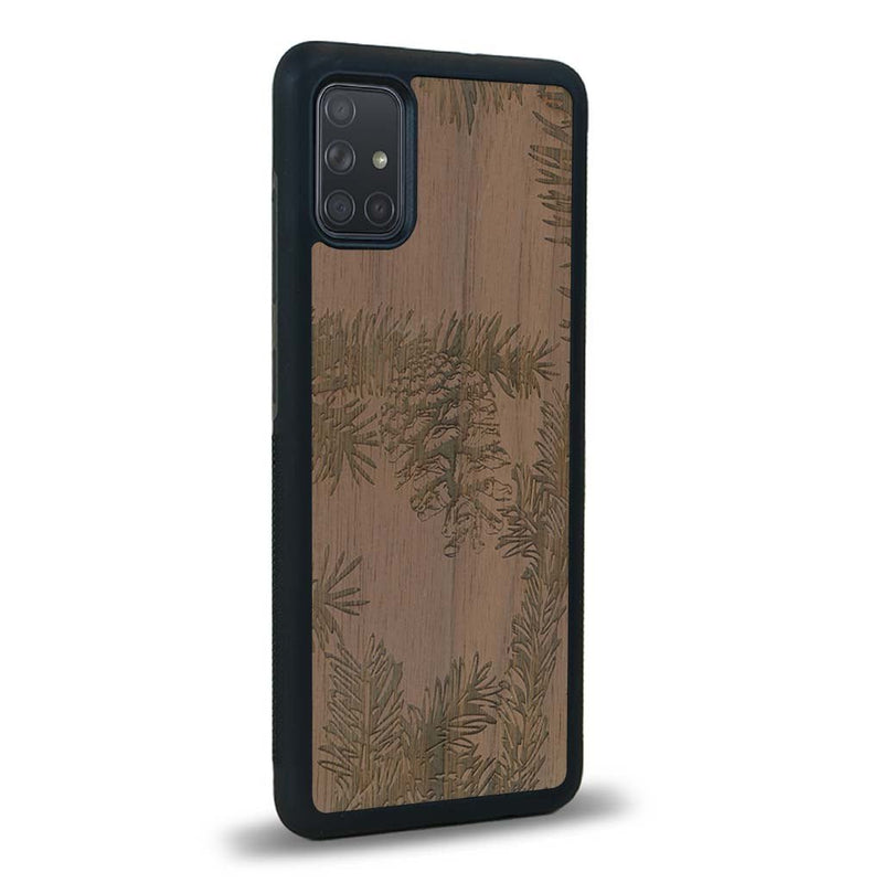 Coque Samsung A71 - La Pomme de Pin - Coque en bois