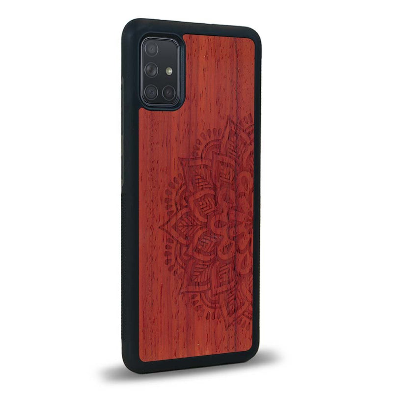 Coque Samsung A71 - Le Mandala Sanskrit - Coque en bois