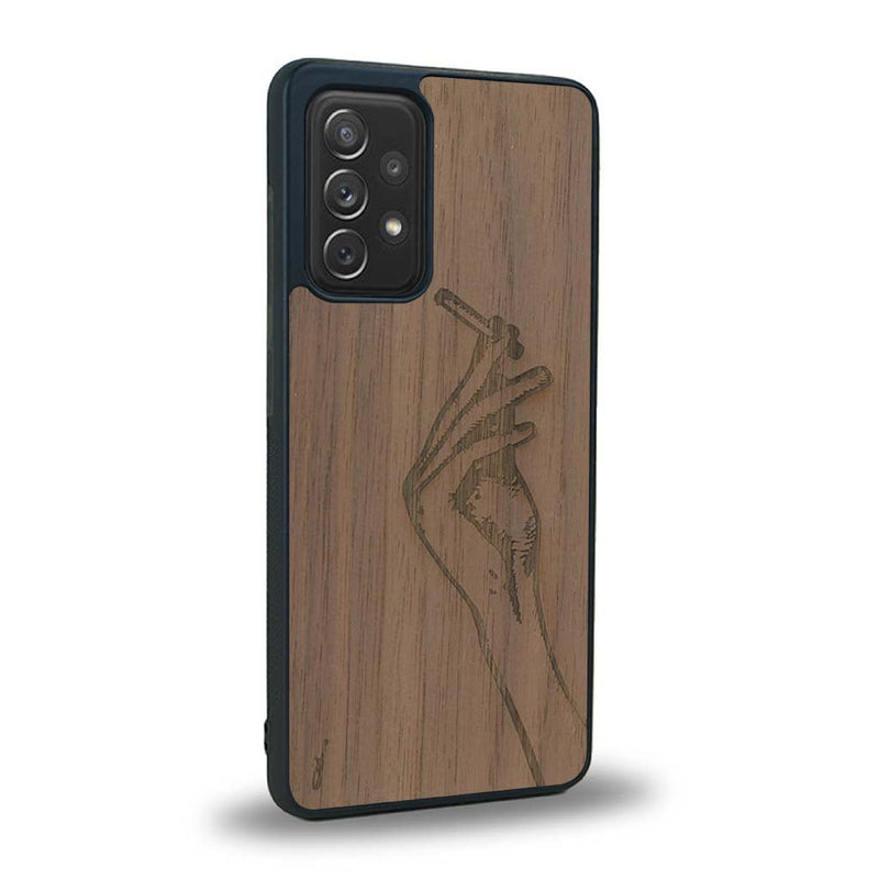 Coque Samsung A72 5G - La Garçonne - Coque en bois