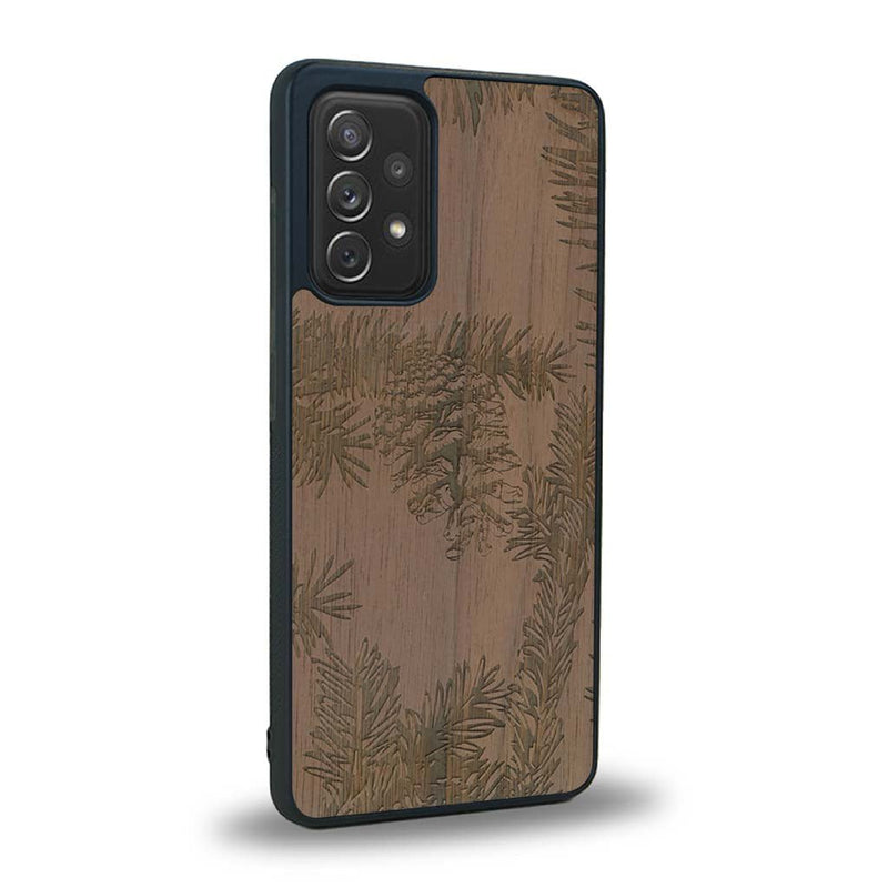 Coque Samsung A72 5G - La Pomme de Pin - Coque en bois