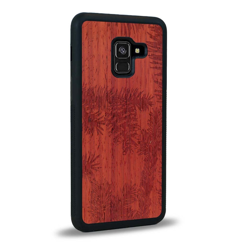 Coque Samsung A8 2018 - La Pomme de Pin - Coque en bois