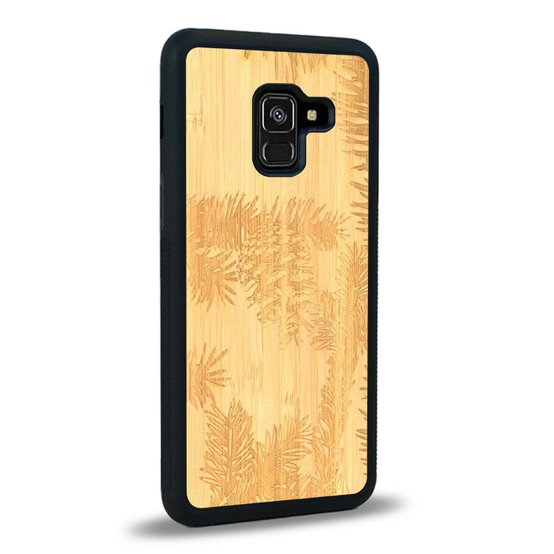 Coque Samsung A8 2018 - La Pomme de Pin - Coque en bois