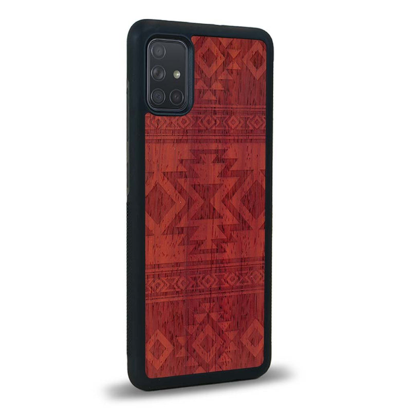 Coque Samsung A81 - L'Aztec - Coque en bois