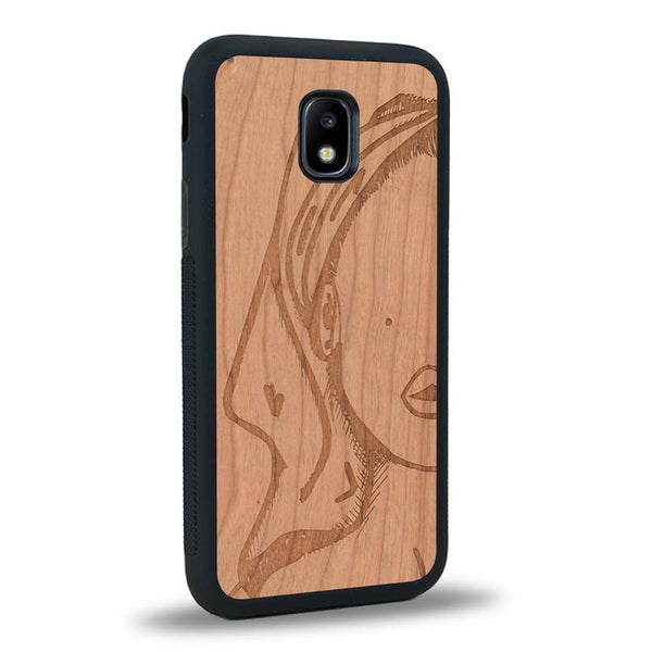 Coque Samsung J3 2017 - Au féminin - Coque en bois