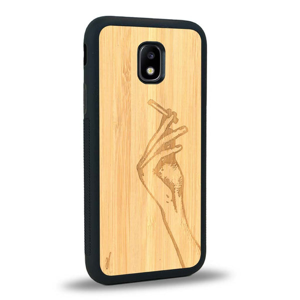 Coque Samsung J3 2017 - La Garçonne - Coque en bois