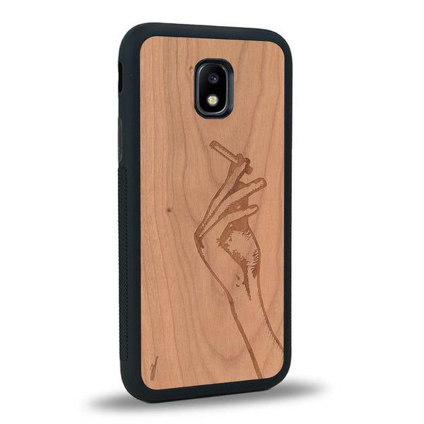 Coque Samsung J3 2017 - La Garçonne - Coque en bois