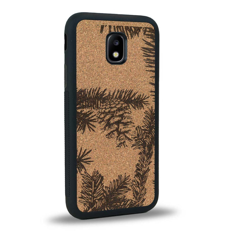 Coque Samsung J3 2017 - La Pomme de Pin - Coque en bois