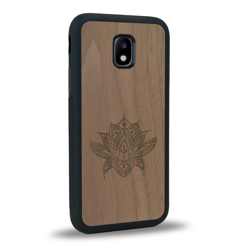 Coque Samsung J3 2017 - Le Lotus - Coque en bois