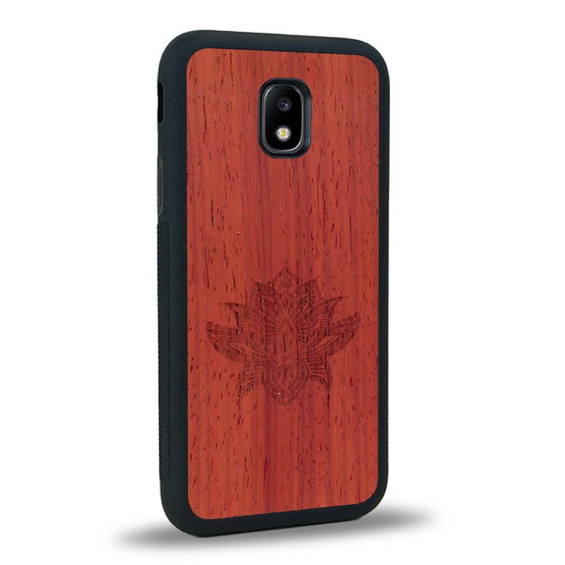 Coque Samsung J3 2017 - Le Lotus - Coque en bois