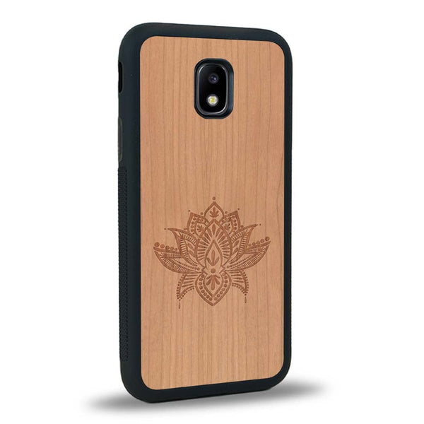 Coque Samsung J3 2017 - Le Lotus - Coque en bois