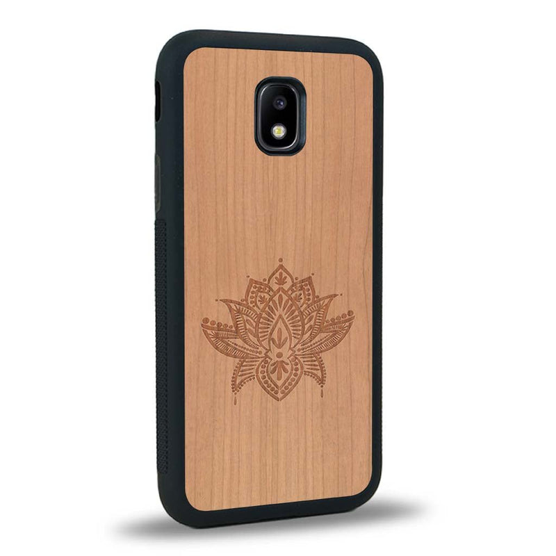 Coque Samsung J3 2017 - Le Lotus - Coque en bois