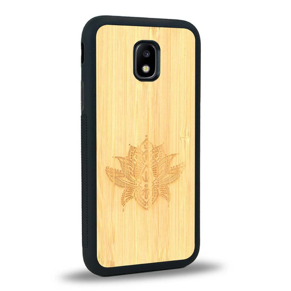 Coque Samsung J3 2017 - Le Lotus - Coque en bois