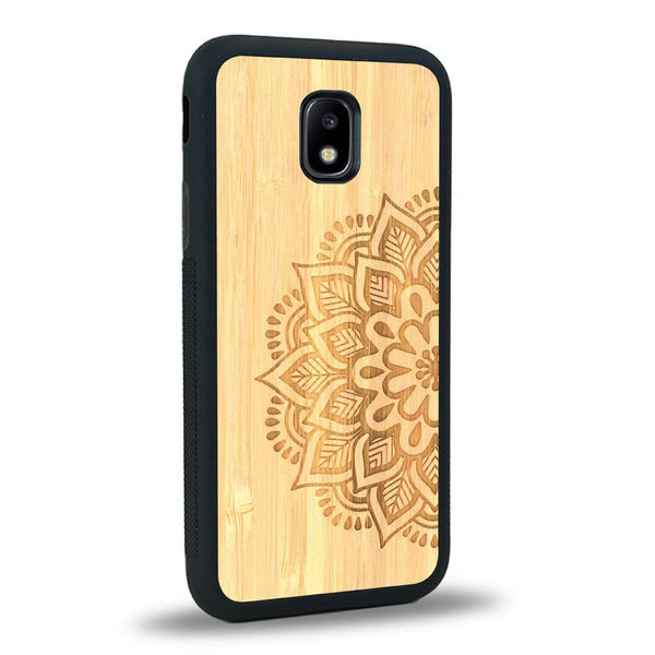 Coque Samsung J3 2017 - Le Mandala Sanskrit - Coque en bois