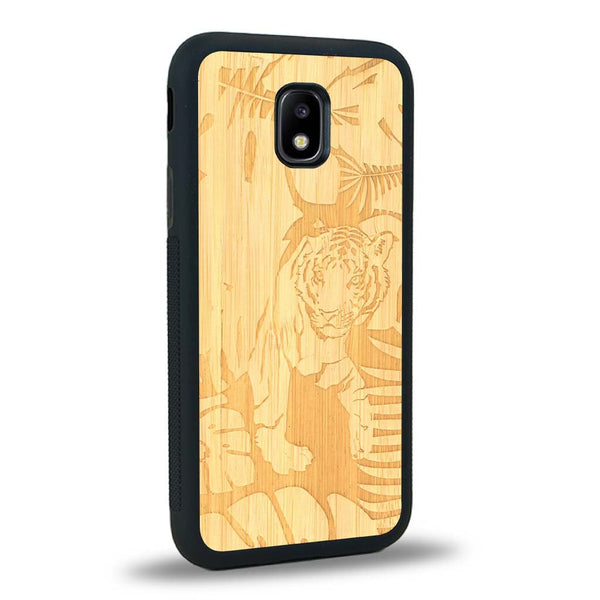 Coque Samsung J3 2017 - Le Tigre - Coque en bois