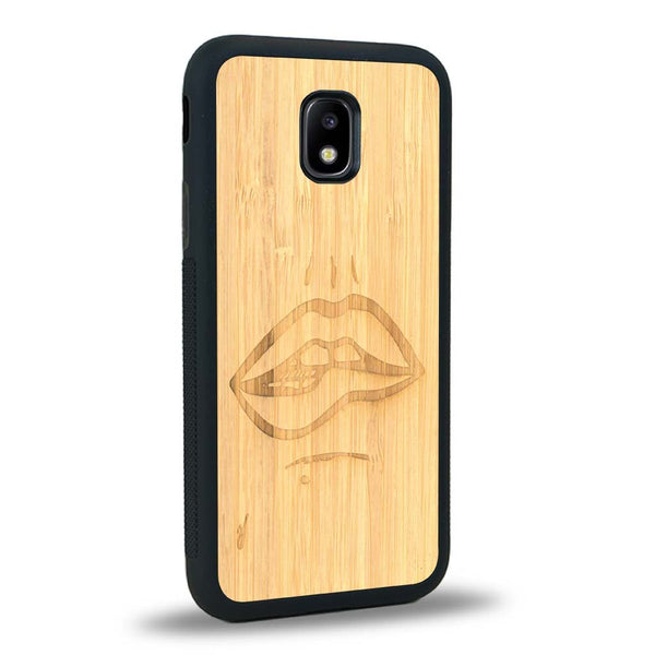 Coque Samsung J3 2017 - The Kiss - Coque en bois