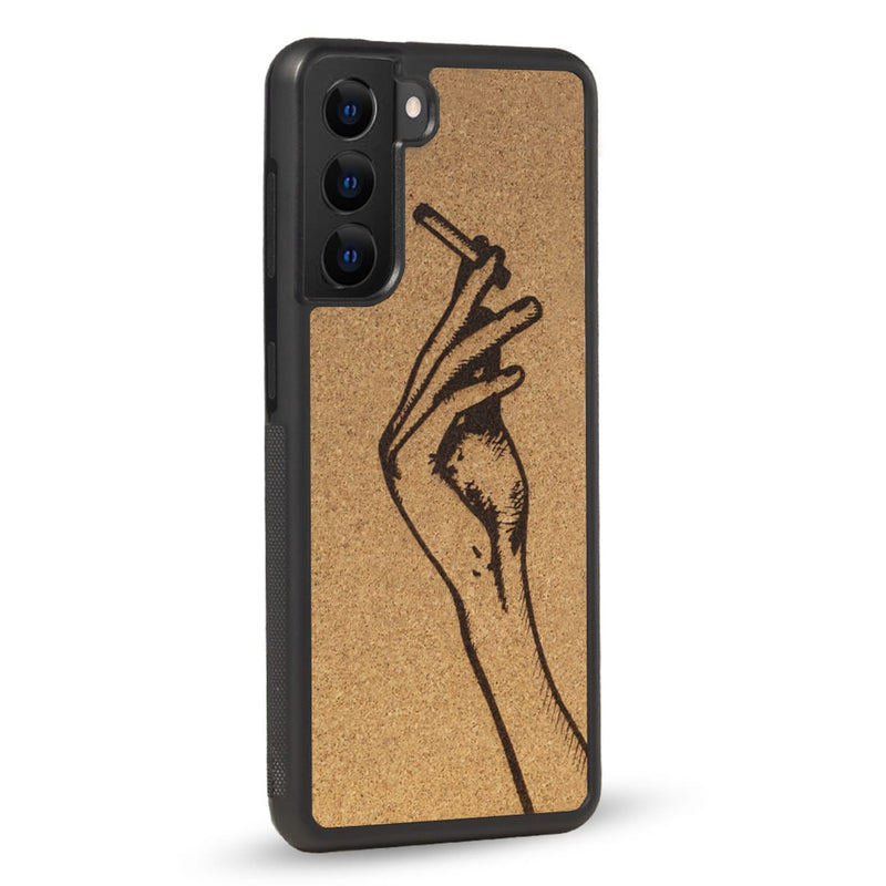 Coque Samsung - La garçonne - Coque en bois