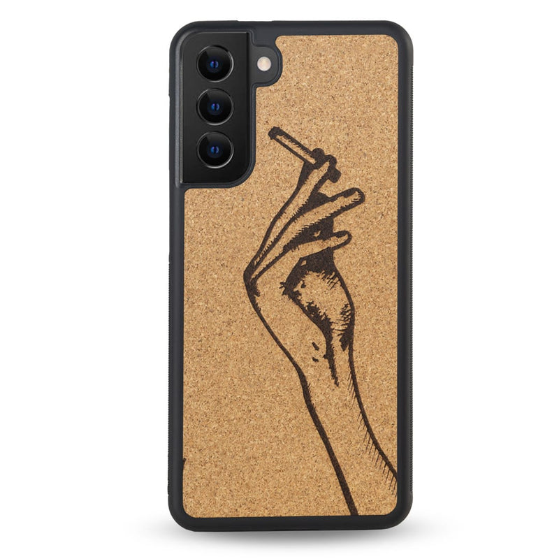 Coque Samsung - La garçonne - Coque en bois