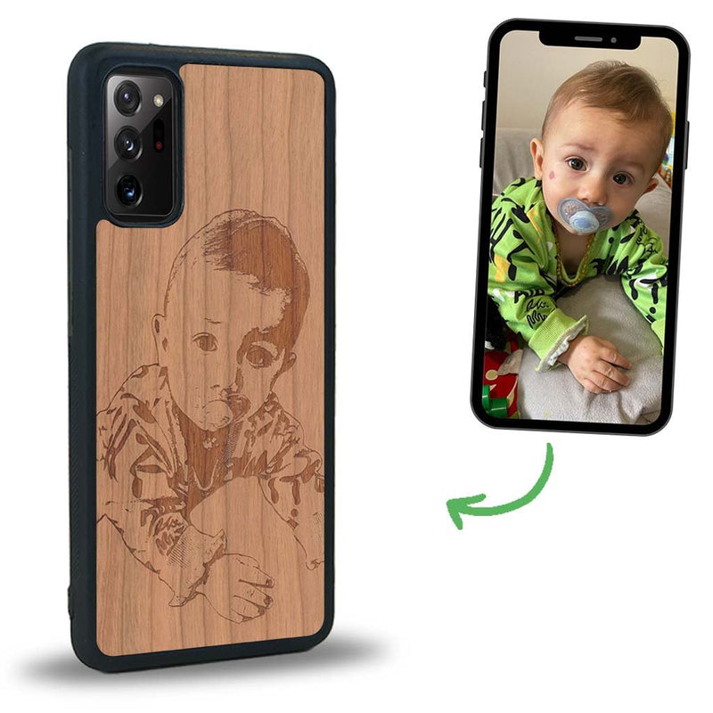 Coque Samsung Note 20 - La Personnalisable - Coque en bois