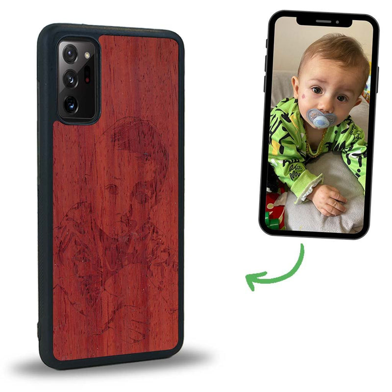 Coque Samsung Note 20 - La Personnalisable - Coque en bois