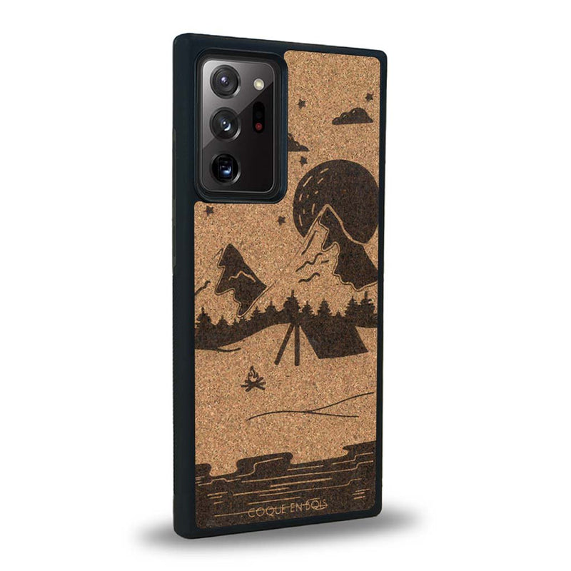 Coque Samsung Note 20+ - Le Campsite - Coque en bois