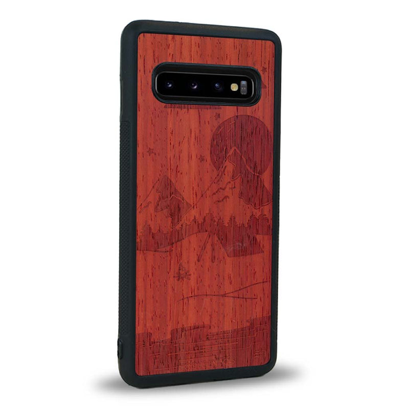 Coque Samsung Note 8 - Le Campsite - Coque en bois