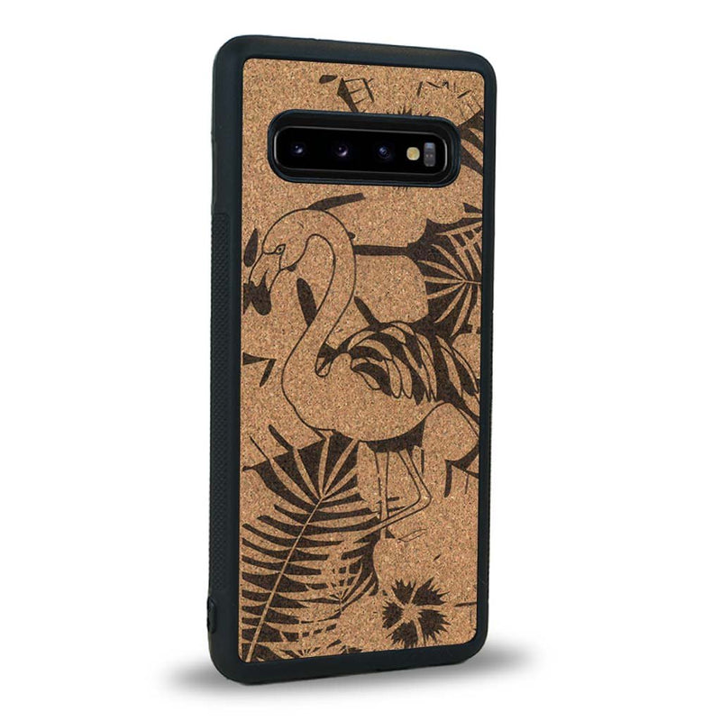 Coque Samsung Note 8 - Le Flamant Rose - Coque en bois