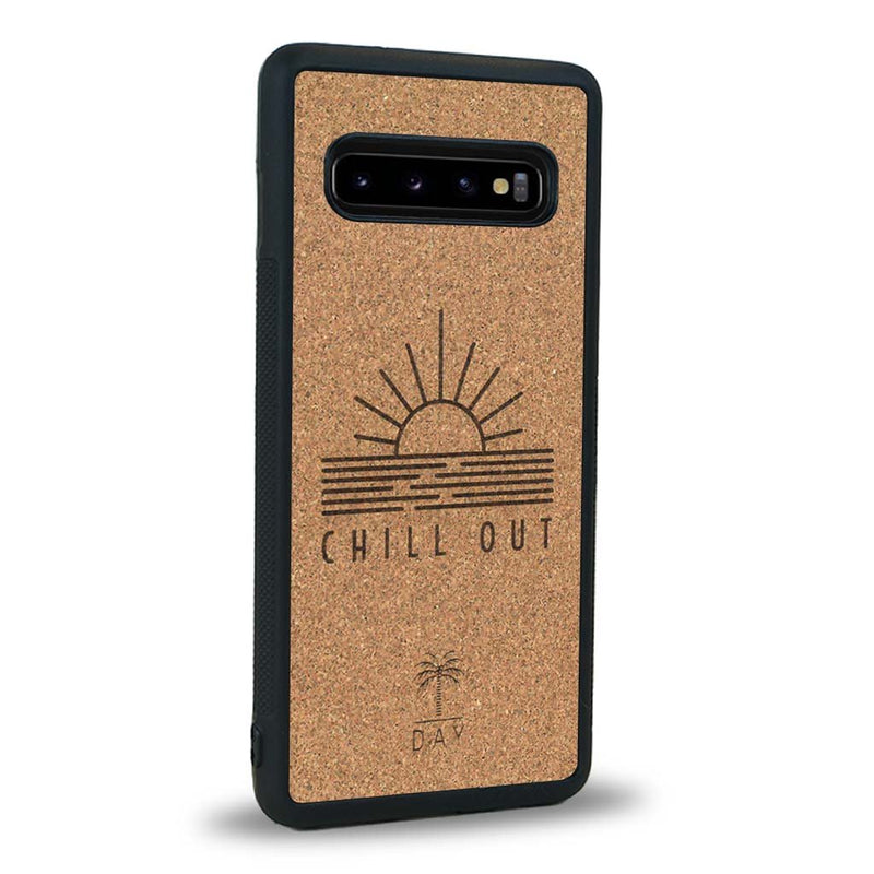 Coque Samsung S10 - La Chill Out - Coque en bois