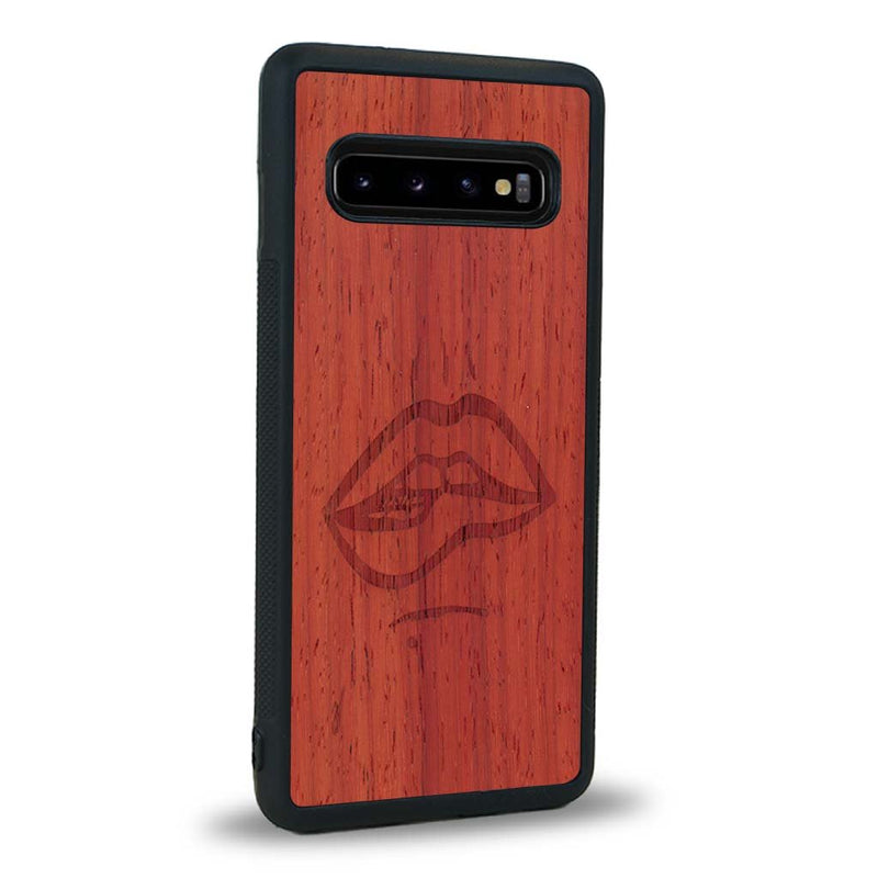 Coque Samsung S10+ - The Kiss - Coque en bois