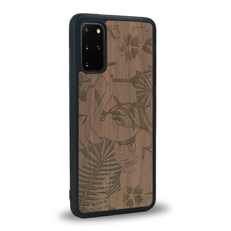 Coque Samsung S20 - Le Flamant Rose - Coque en bois