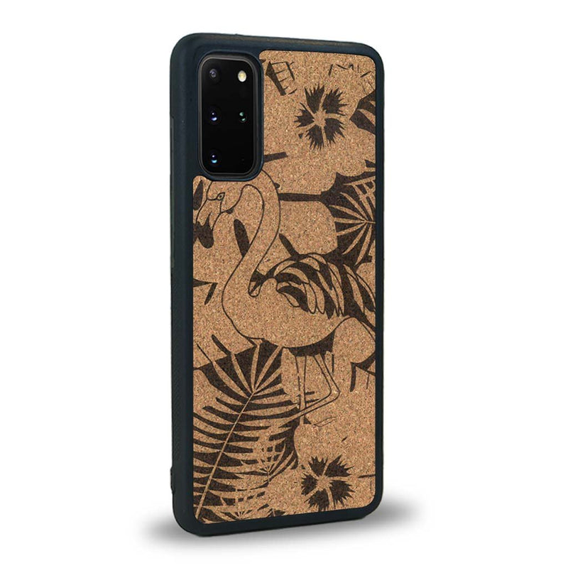 Coque Samsung S20 - Le Flamant Rose - Coque en bois