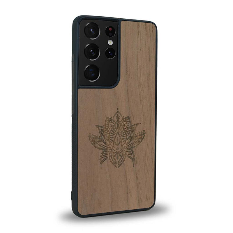 Coque Samsung S20 Ultra - Le Lotus - Coque en bois