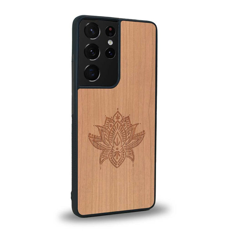 Coque Samsung S20 Ultra - Le Lotus - Coque en bois